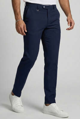 Klasik Kumaş Erkek Pantolon Lacivert - MHR MOHER