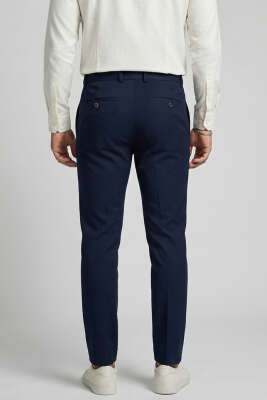 Klasik Kumaş Erkek Pantolon Lacivert - Erkek Pantolon