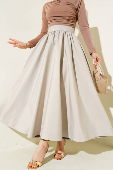 Kloş Tafta Etek Taş - Etek