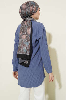 Kol Apoletli Gömlek Mavi - Gömlek