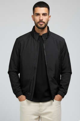 Kol Armalı Erkek Mont Siyah - DANGER