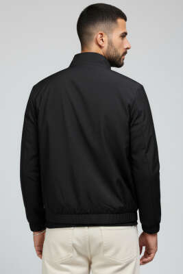 Kol Armalı Erkek Mont Siyah - Erkek Mont