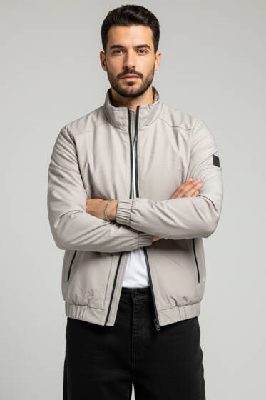 Kol Armalı Erkek Mont Taş - Erkek Mont