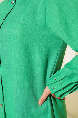 Kol Bileği Nervürlü Gömlek Benetton - Thumbnail