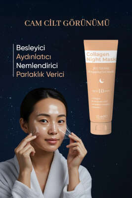 Kolajen Gece Maskesi 75 ml Asorti - Kişisel Bakım Ürünleri