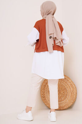 Koları Garnili Taba Tunik - Tunik