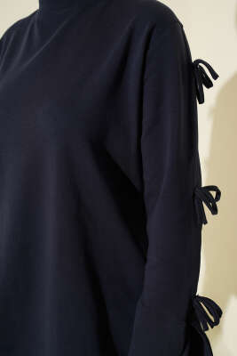 Kolları Fiyonk Detaylı Tunik Lacivert - 300-500 TL Ürünler