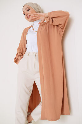 Kolları Kuşaklı Ayrobin Camel Kap - Kap