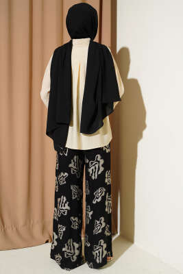 Kolları Lastikli Krinkıl Gömlek Bej - Gömlek