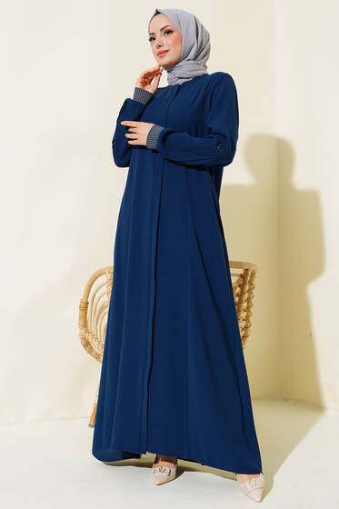 Kolları Simli Ferace Petrol - Ferace