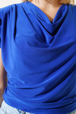 Kolsuz Bluz Saks - Kadın Giyim Modelleri