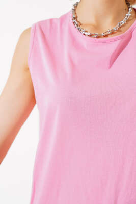 Kolsuz Elbise Pembe - Yılın Fırsatı