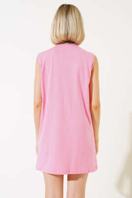 Kolsuz Elbise Pembe - Yılın Fırsatı