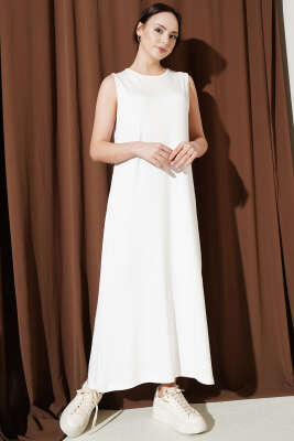 Kolsuz Uzun Basic İçlik Ekru 