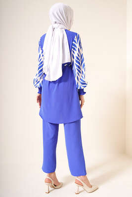 Kolu Satenli Ayrobin İkili Takım Saks - İKİLİ TAKIM