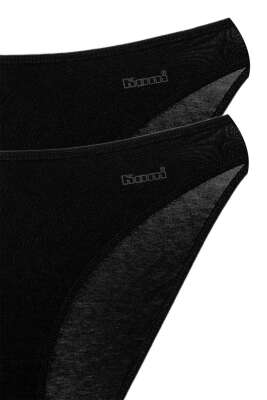 Kom Basic 2'li Külot Siyah - Slip Külot