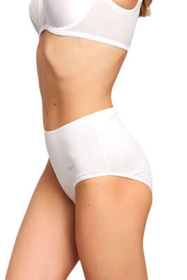 	 Kom Basic Maxi 2'li Külot Beyaz - Slip Külot