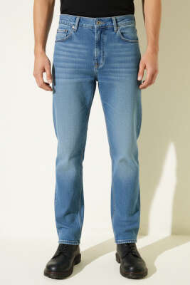 Kot Erkek Baggy Pantolon Mavi - MARTİN MİXS