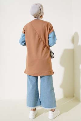 Kot Garnili İki İp Tunik Camel - 300-500 TL Ürünler