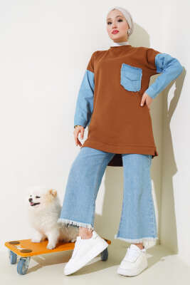 Kot Garnili İki İp Tunik Taba - 300-500 TL Ürünler