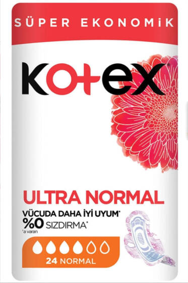 Kotex Ultra Quadro Normal 24'lü - Kişisel Bakım Ürünleri