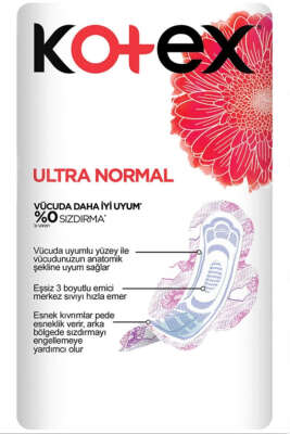 Kotex Ultra Quadro Normal 24'lü - Kişisel Bakım Ürünleri