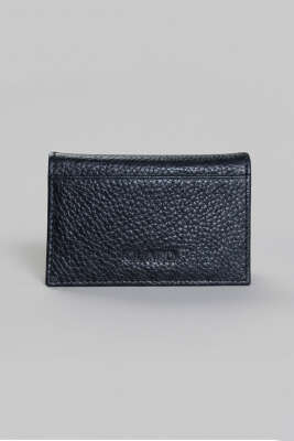 Kriko Görünümlü Erkek Kartlık Siyah - Cüzdan&Kartlık