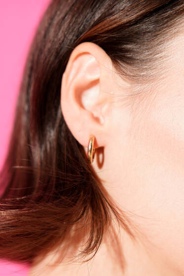 Küçük Halka Küpe Gold - Küpe