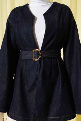 Kuşak Detaylı Kimono Kot - 500-700 TL Ürünler