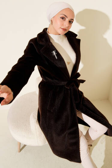 Kuşaklı Kaşe Kaban Acı Kahve - Kaban