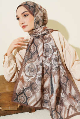 Lalezar Desen Modal Şal Vizon - Yılın Fırsatı