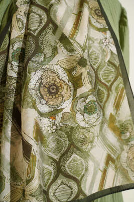 Lalezar Desen Modal Şal Zümrüt - Başörtüsü