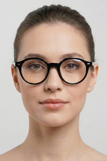 Lara Serisi Şeffaf Gözlük Siyah - GÜNEŞ GÖZLÜĞÜ