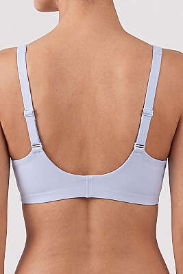 Lazer Kesim Dikişsiz Dokulu Sütyen Mavi - Toparlayıcı Sütyen / Minimizer Sütyen