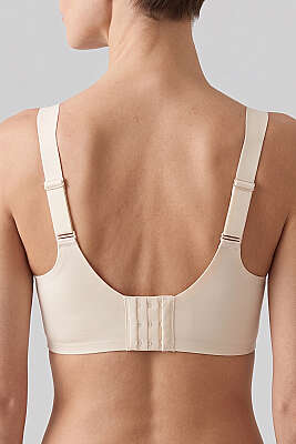 Lazer Kesim Dikişsiz Toparlayıcı Sütyen Ekru - Toparlayıcı Sütyen / Minimizer Sütyen