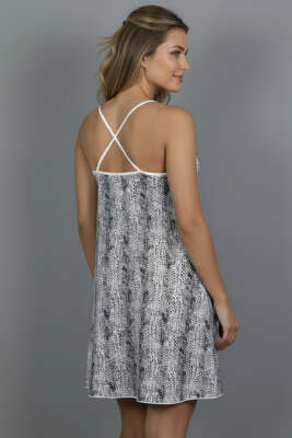 Leopar Desen Detaylı Gecelik Desen - Fantezi İç Giyim