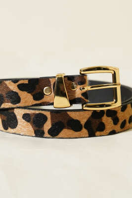 Leopar Desen Kemer Asorti 10 - Deri Kemer