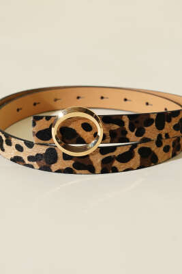 Leopar Desen Kemer Asorti 11 - Deri Kemer