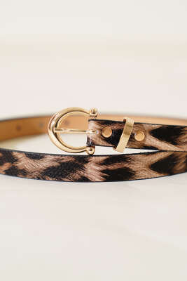 Leopar Desen Kemer Asorti 7 - Yılın Fırsatı