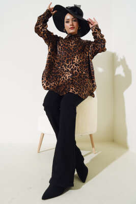Leopar Desen Salaş Gömlek Leopar - Gömlek