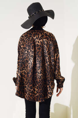 Leopar Desen Salaş Gömlek Leopar - Gömlek