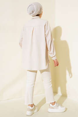 Yıldız Taş Detaylı Salaş Gömlek Taş - Gömlek