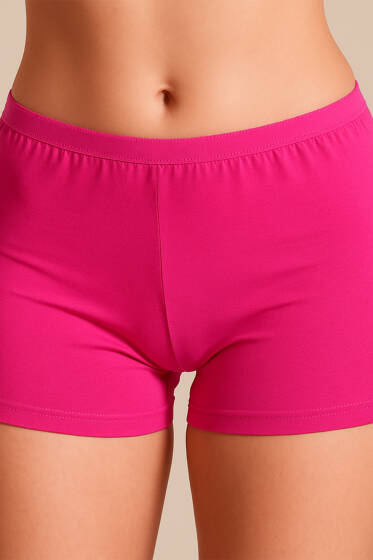 Likrali Bayan Boxer Fuşya - İç Giyim