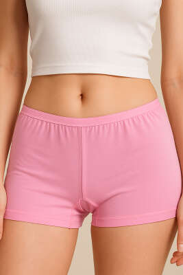 Likrali Bayan Boxer Pembe 