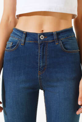 Likralı Skinny Jean Pantolon Kot - Kadın Giyim Modelleri