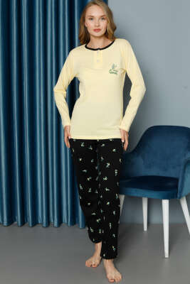 Limon Desenli Pijama Takımı Lime - Kadın Pijama Takımı