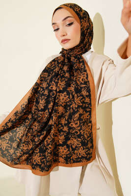 Liora Desenli Soft Şal Taba -05 