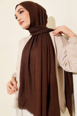 Liora Pamuk Şal Acı Kahve - Başörtüsü