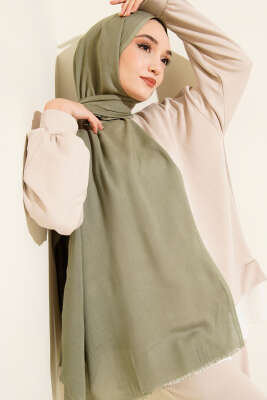 Liora Pamuk Şal Çağla Yeşili - Başörtüsü