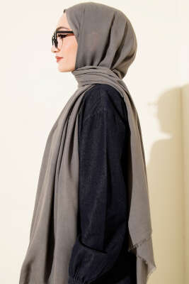 Liora Pamuk Şal Füme - Başörtüsü